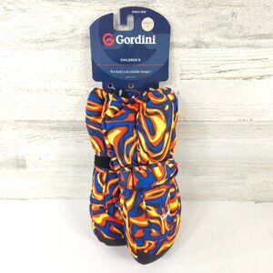 NWT GORDINI DRIMAX KIDS CUB MITT CHILDREN'S SIZE LARGE MULTICOLOR WATERPROOF....